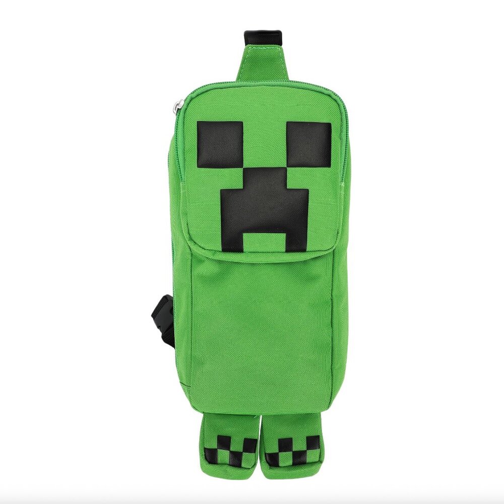 Minecraft Creeper 3D Character Crossbody Sling Bag